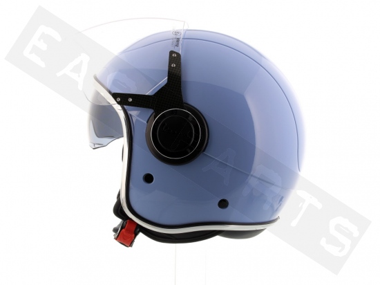 Piaggio Helm Demi Jet VESPA VJ met Dubbel Vizier Blauw Provenza 279/A